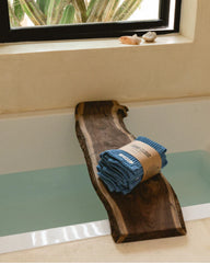 Micro Waffle Bath Washcloth Bundle - 6 Pack - Slate Blue
