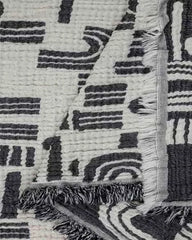 Retro Arches PARTY BLANKET⢠Black