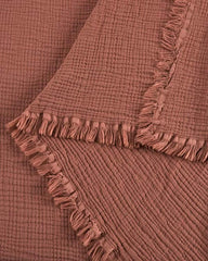 Lara Terracotta - PARTY BLANKET⢠- Queen