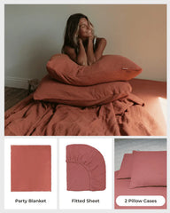 Terracotta Bedding Set - Queen