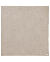Little Fishies Waffle Blanket - Warm Taupe