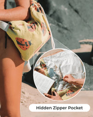 Monstera Towel Bag