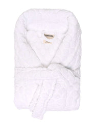 Polka Dot Robe  - White